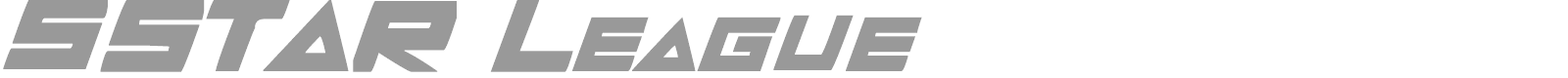 5 Star League font preview